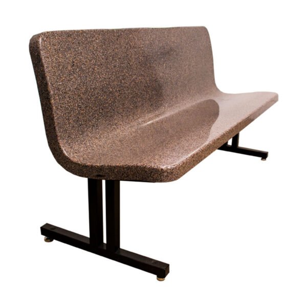 Fiberglass Contoured Bench with Back