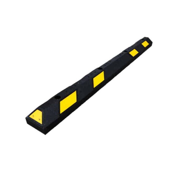 CURBIE Parking Curb - 6' Black/Yellow Reflective - Park Supplier
