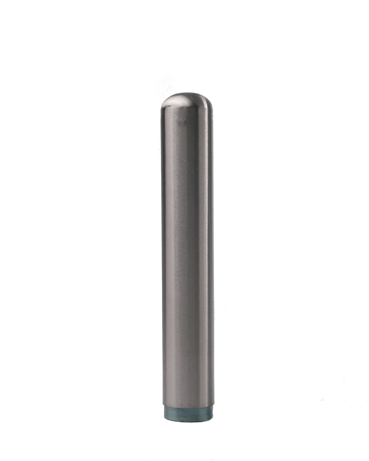 Stainless steel threaded base bollard with low no-trip-hazard mount - Park Supplier - view 2