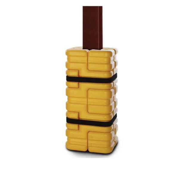 Column Sentry FIT Medium - Adjustable Column Protector (Yellow) - Park Supplier