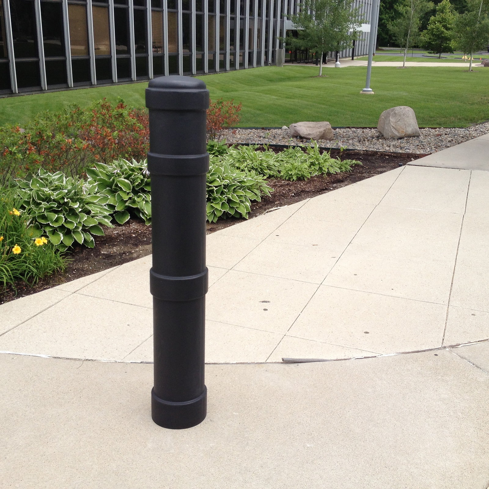 Royal decorative bollard cover, large stately design for posts up to 8.6 inch diameter and 72 inch tall - Park Supplier