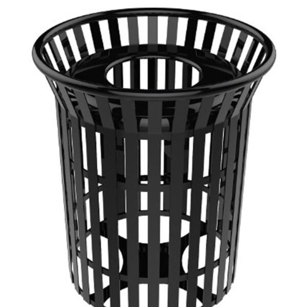 32g strap metal trash receptacle