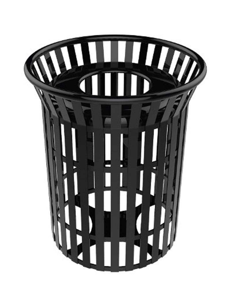 32g strap metal trash receptacle