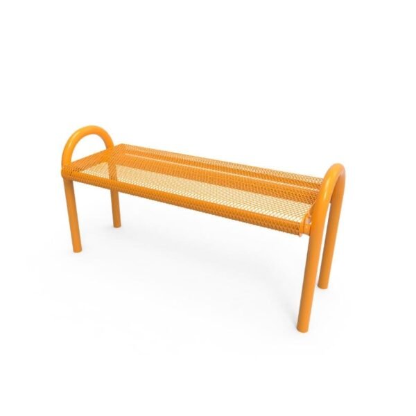 Bench MOD Backless Expanded Metal Inground Mount ParkTuff™