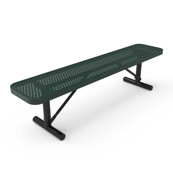 Bench ParkTuff™ Players Backless Perforated Portable