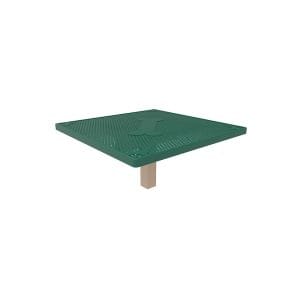 green tan Dog Grooming Table Square Perforated Metal ParkTuff™