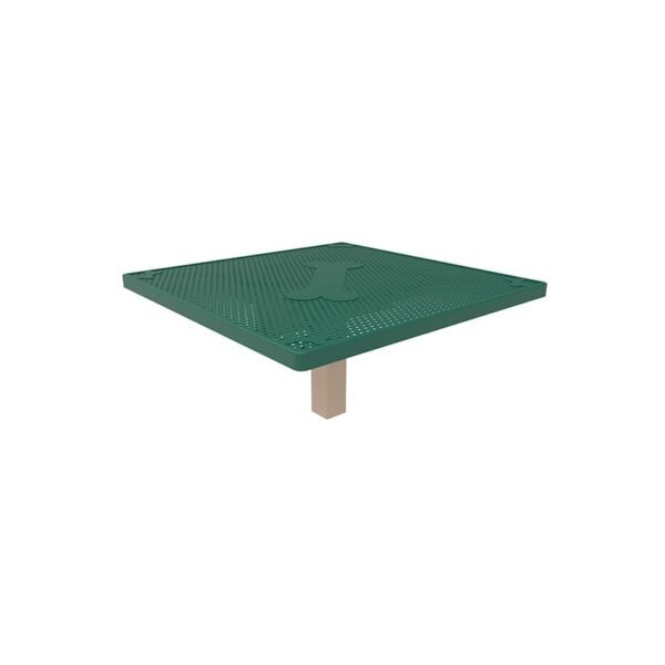 green tan Dog Grooming Table Square Perforated Metal ParkTuff™